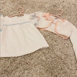 Cardigan size 2t and blouse